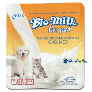 Sữa Bio Milk Cho Mèo, Sữa Bột Cho Thú Cưng Gói 100g