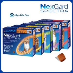 Viên Nhai NexGard Spectra Cho Chó Trị Ve, Xổ Giun, Ngừa Ghẻ