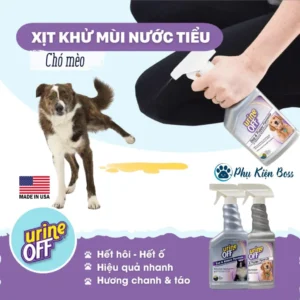 Xịt Khử Mùi Urine Off và Khử Ố Nước Tiểu Chó Mèo 500ml